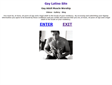 Tablet Screenshot of gaylatinosite.com